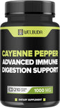 210 Capsules - Cayenne Pepper Supplements 10:1 with