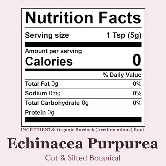 Organic Positively Botanicals Company, Echinacea Purpurea, 4 Ounce