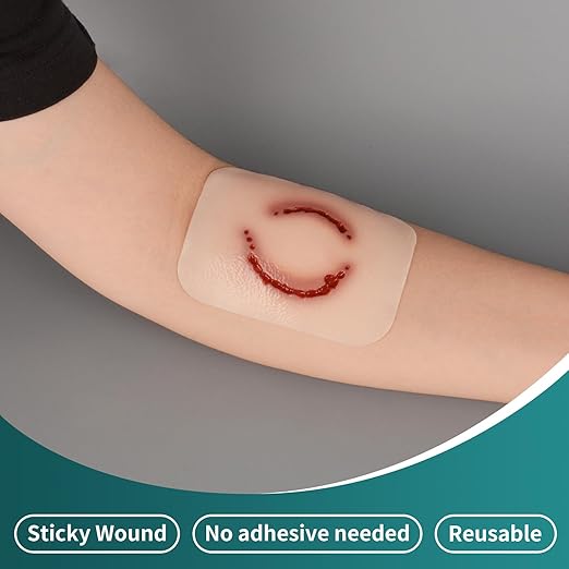 Trauma Simulation Human Bite Wound Moulage,
