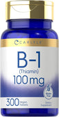 Carlyle Vitamin B-1 100mg | 300 Tablets