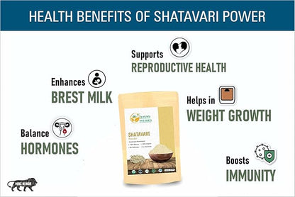Shatavari Powder Organic Asparagus Racemosus 5.3 oz 150 GMS