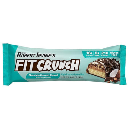 FITCRUNCH Snack Size Protein Bars, 6-Layer Baked Bar, 3g of Sugar, Gluten Free & Soft Cake Core (18 Count, Flavor Lovers)