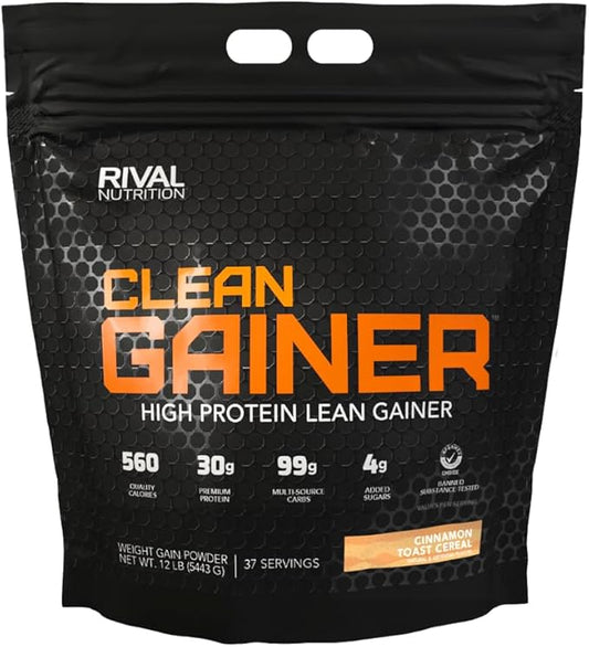 Rival Nutrition Clean Gainer - Cinnamon Toast Cereal 12lb