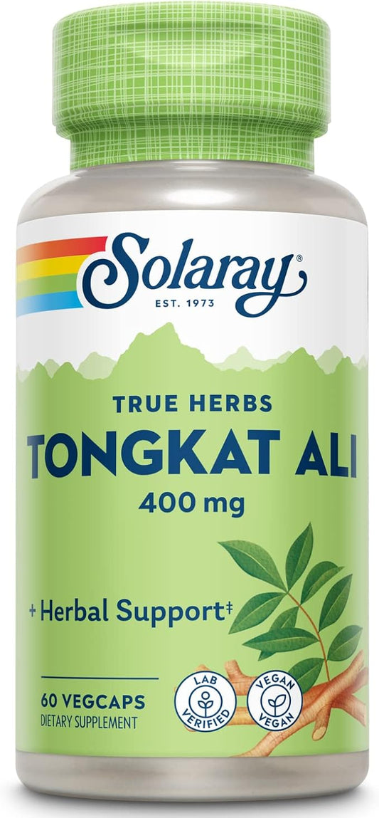 SOLARAY Tongkat Ali 400 mg 60 Servings, 60 VegCaps