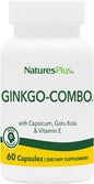 Natures Plus Gingko-Combo 120 mg, 60 Vegan 60 Servings