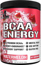 EVL BCAAs Amino Acids Powder - BCAA Energy Pre Workout Powder for Muscle Recovery Lean Growth and Endurance - Rehydrating BCAA Powder Post Workout Recovery Drink with Natural Caffeine - Watermelon