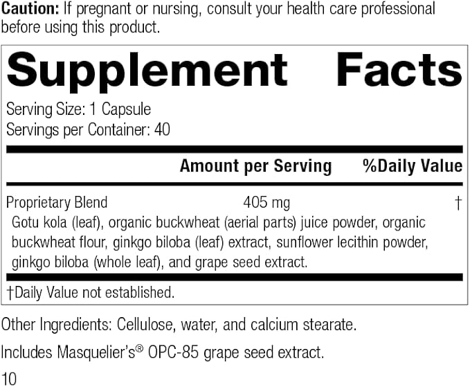 Standard Process Ginkgo Synergy 40 Capsules