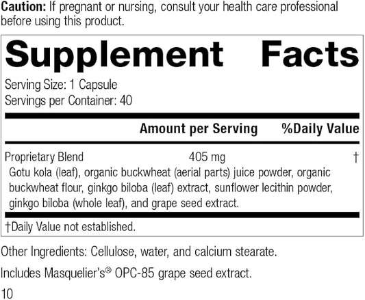 Standard Process Ginkgo Synergy 40 Capsules