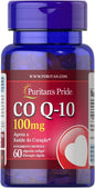 Puritan's Pride Q-Sorb CoQ10 100mg, Supports 60 Rapid 60 ct