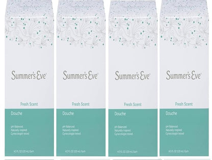 (Pack of 4 Bottles) Summer's Eve 4.5oz Bottles. 4 Bottles, 4.5oz Each