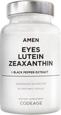Amen Eyes Lutein Zeaxanthin Supplement 3-Month Supply 90 Capsules