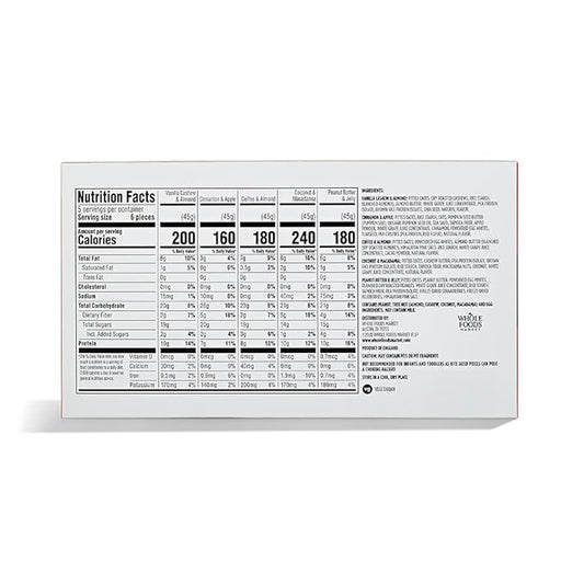 365 by Whole Foods Market, Chewy Protein Bites Variety Pack, 1.58 Ounce (Pack of 5)