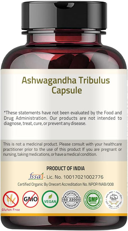 Ashwagandha Capsules Organic 1000mg (90 Capsules) 45 Days