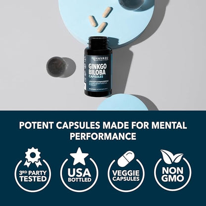 Ginkgo Biloba 120mg 60 Non-GMO