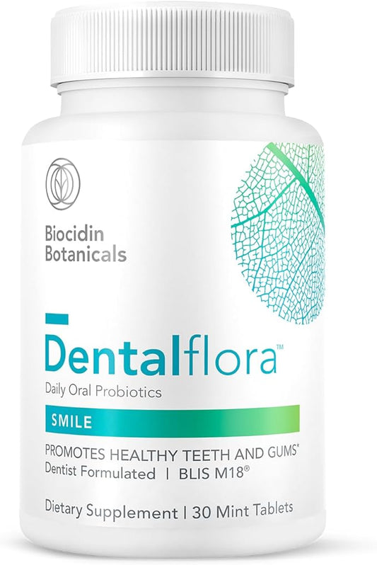 Dentalflora Oral Probiotic by Biocidin (30 Mint