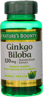 Nature's Bounty Ginkgo Biloba Capsule 120 100 ea
