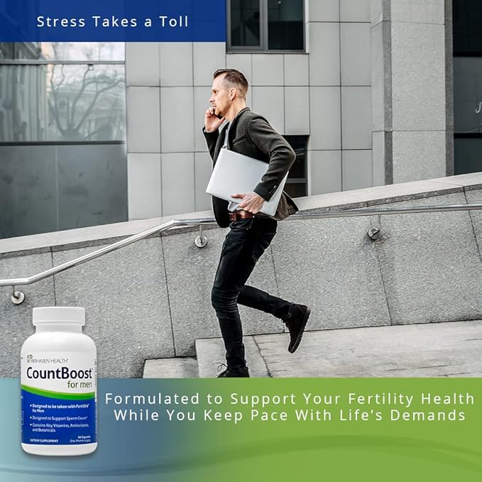 Fairhaven Health CountBoost for Men Optimal CoQ10-60 Capsules