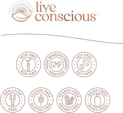 Live Conscious Vitamin K2 MK7 D3 Supplement D3 5000 5000 IU 60 Softgels