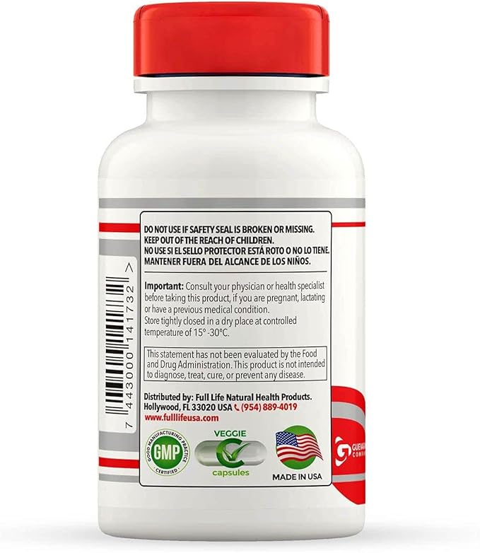 Full Life Ginkgo Biloba Capsules 60 Veggie 450mg.
