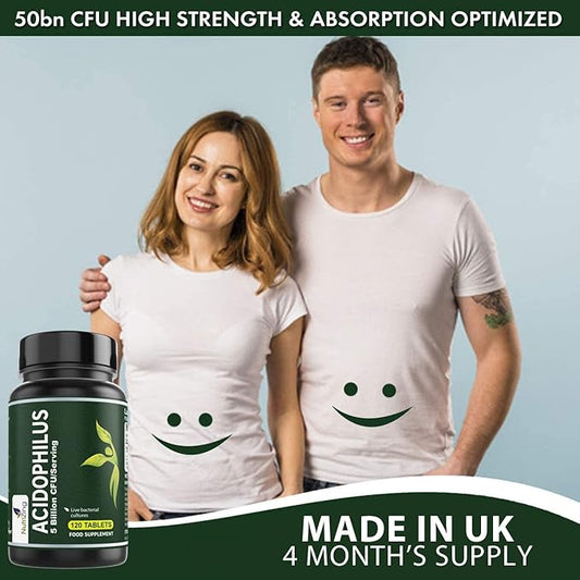 NutriZing High Strength Lactobacillus Acidophilus 5bn