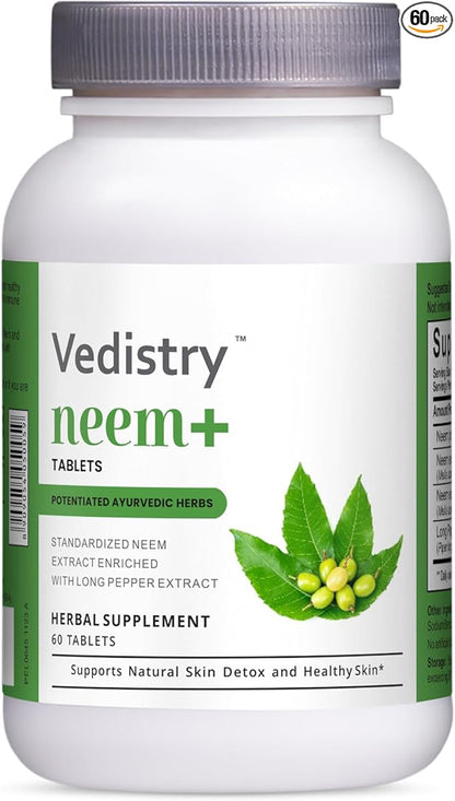 Neem+ Tablets 1100 mg with Neem 60 Tablets 1