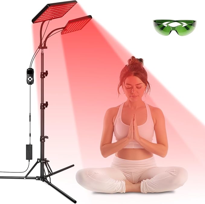 Red Light Therapy Lamp, Infrared Light 660nm Red 850nm Near
