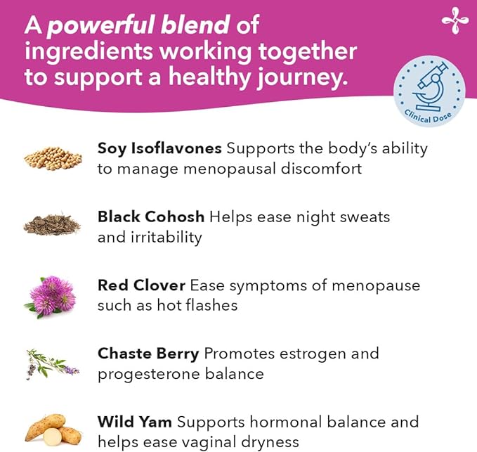 Pausitivi-T - Menopause Support Supplement - 60 Capsules