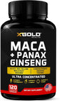Maca Root Capsules 10,000mg + Korean 1,400mg - 20x Concentrated 10x Concentrated