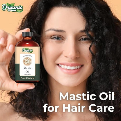 Mastic (Pistacia Lentiscus) Oil | Pure & Natural Essential Oil for Skincare, Aroma & Massage- 118ml/4 fl oz