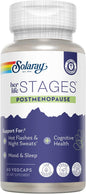 Solaray Postmenopause her Life Stages - Post Menopause Supplements for Women with Resveratrol - Vegan and Made Without Hormones - 60-Day Guarantee - Vegan, Lab Verified - 30 Servings, 60 VegCaps