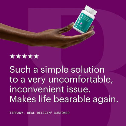 Relizen Bonafide Menopause Relief – Powerful, Hormone-Free Relief from Hot Flashes and Night Sweats During Menopause* – 30 Day Supply (60 Tablets)