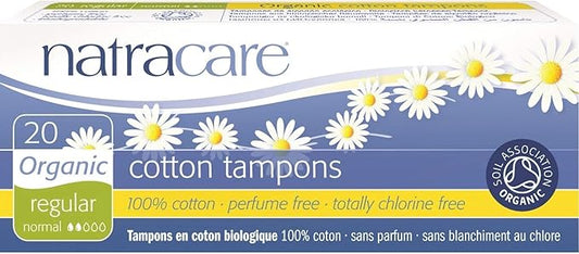 Natracare 1000 Organic All Cotton Non- 20 Count