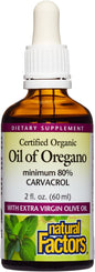 Natural Factors, Certified Organic Oil of 2 Oz