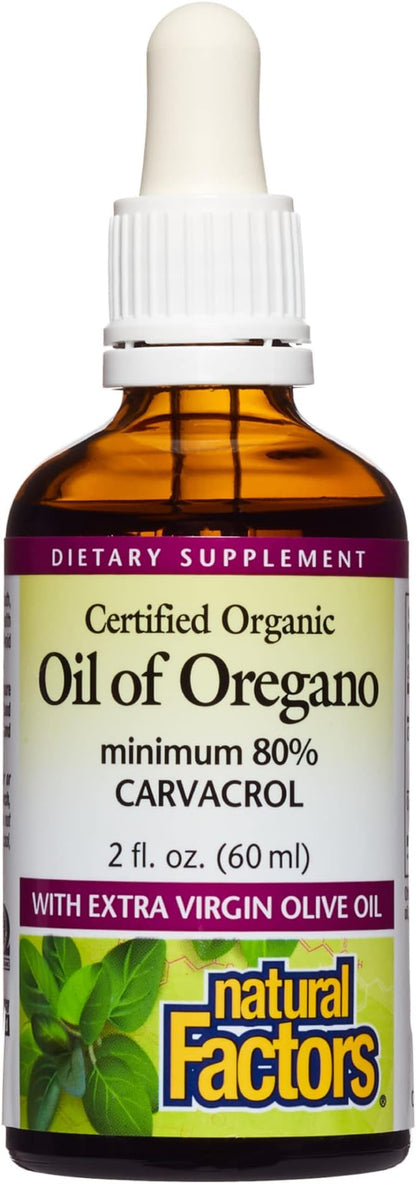 Natural Factors, Certified Organic Oil of 2 Oz