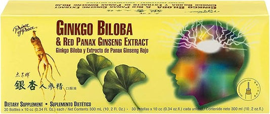 Prince Of Peace Ginkgo Biloba & 30 Bottles, 0.34 fl.