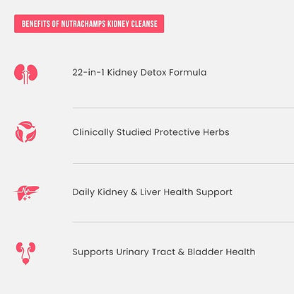 Kidney Cleanse Detox & Repair 22-In-1 Kidney 50:1 Cranberry