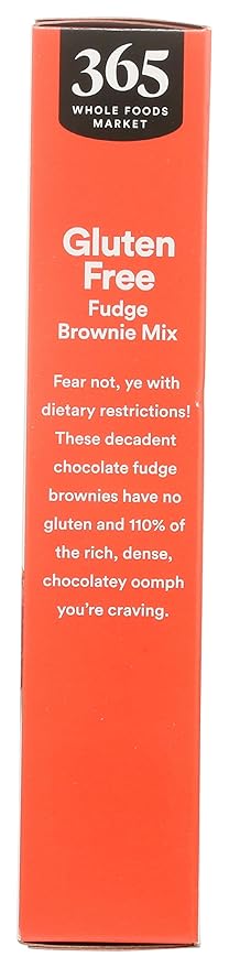 365 by Whole Foods Market, Gluten Free Brownie Mix, 15 Ounce