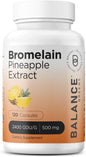 Bromelain 500mg, 180 Capsules