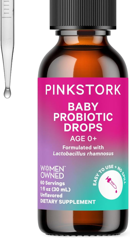 Pink Stork Baby Probiotic Drops, Newborn, 1 fl 2 Month