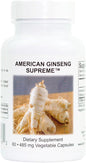 Supreme Nutrition American Ginseng, 60 Pure