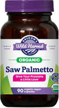 Oregon's Wild Harvest Certified Organic Saw Palmetto Capsules, Non-GMO, 1170 mg, 90 Count