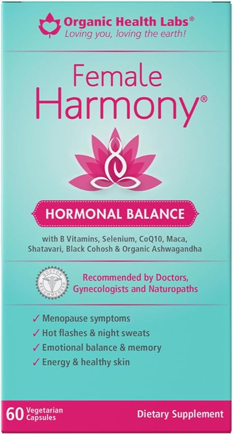 Organic Health Labs Female Harmony Hormonal 60 Veggie