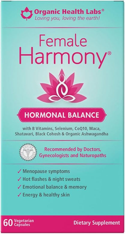 Organic Health Labs Female Harmony Hormonal 60 Veggie