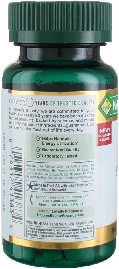 Iron 65 mg, 4 Bottles (100 Count)