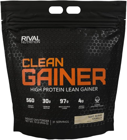 Rival Nutrition Clean Gainer - Creamy Vanilla 10 lbs