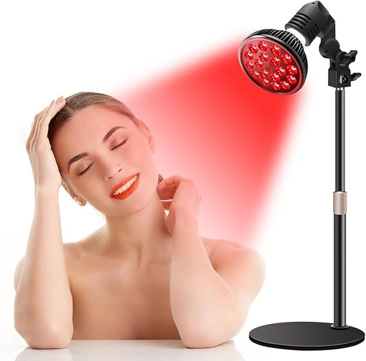 Wolezek Red Light Therapy Lamp 10in-16.5in, 18 18 LEDs 660nm Red 850nm Near
