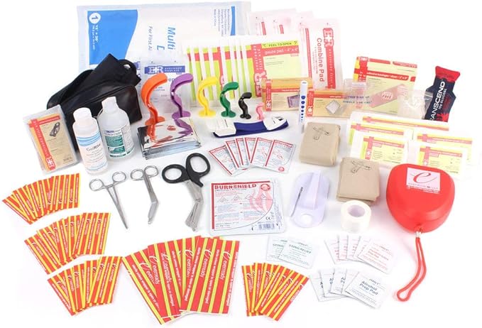 EverOne Fully Stocked Trauma Kit-Red