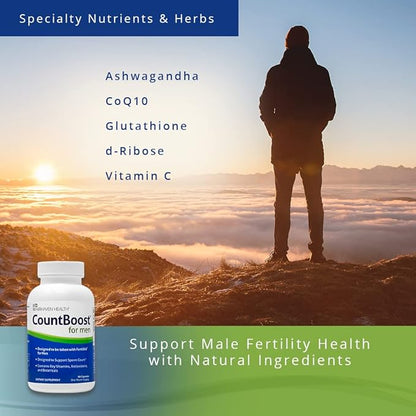 Fairhaven Health CountBoost for Men Optimal CoQ10-60 Capsules