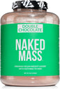 NAKED Double Chocolate Vegan Mass 1,260 Calories, 50G Protein, 8Lb Bulk,