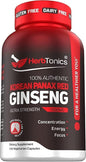 Herbtonics Korean Red Panax Ginseng 1500mg -120 Capsules